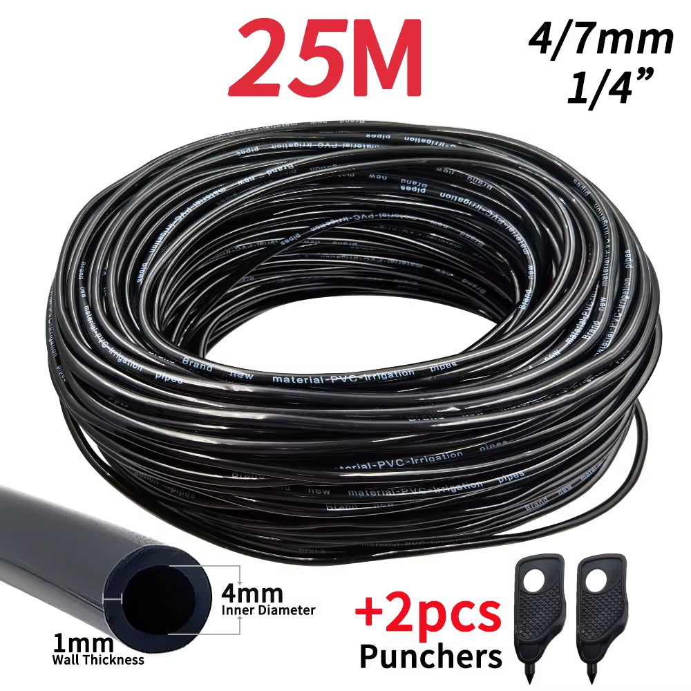 Oasis 5M-25M Diy Sistema De Irrigação Por Gotejamento Rega Automática Mangueira De Jardim Micro Kits De Rega De Jardim Por Gotejamento Com Gotejadores Ajustáveis