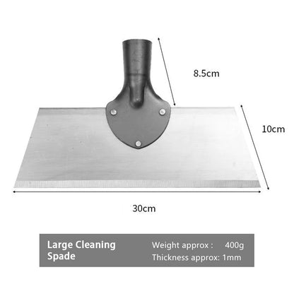 Pá De Aço Inoxidável Para Limpeza De Ervas Daninhas, Pá Multifuncional Para Jardim Ao Ar Livre, Erva Daninha E Plantio, 30Cm