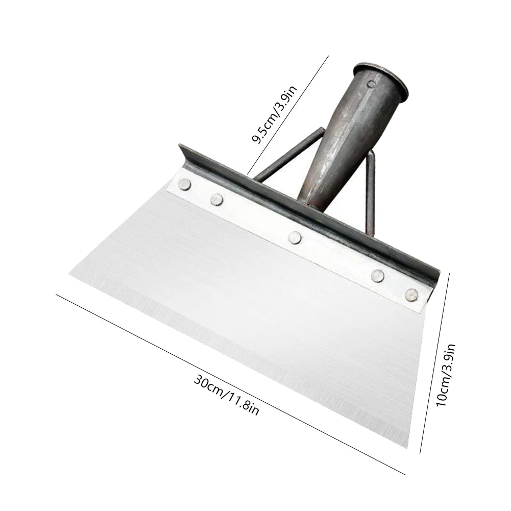Pá De Aço Inoxidável Para Limpeza De Ervas Daninhas, Pá Multifuncional Para Jardim Ao Ar Livre, Erva Daninha E Plantio, 30Cm