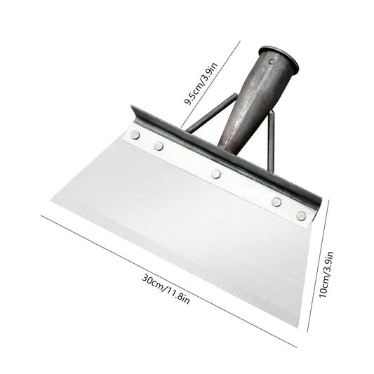 Pá De Aço Inoxidável Para Limpeza De Ervas Daninhas, Pá Multifuncional Para Jardim Ao Ar Livre, Erva Daninha E Plantio, 30Cm