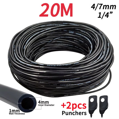 Oasis 5M-25M Diy Sistema De Irrigação Por Gotejamento Rega Automática Mangueira De Jardim Micro Kits De Rega De Jardim Por Gotejamento Com Gotejadores Ajustáveis